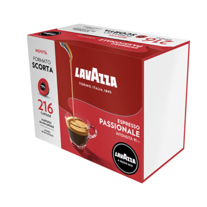 Alternative view of Capsule cafea 216 capsule, Lavazza Espresso Passionale , 4x54 Capsule, compatibil A Modo Mio
