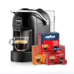 Pachet Espressor Lavazza A Modo Mio Jolie negru + 3 cutii capsule cafea Lavazza Espresso