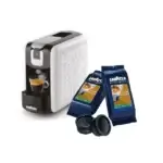 Pachet Espressor Lavazza Ep Mini alb + 1 cutie 100 capsule cafea Lavazza Espresso