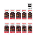Capsule cafea 100 capsule, Kimbo Barista Espresso Napoli, 10x10 Capsule Aluminiu, Compatibil Nespresso