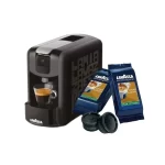 Pachet Espressor Lavazza Ep Mini Negru+ 1 cutie 100 capsule cafea Lavazza Crema E Aroma