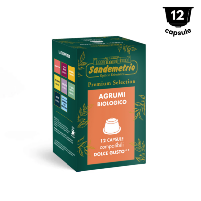Sandemetrio Ceai de Citrice - Compatibil Dolce Gusto - 12 Capsule