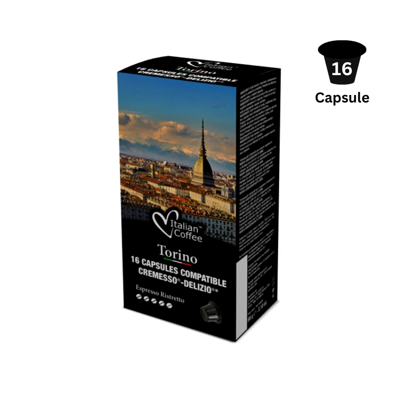 Italian Coffee Capsule Cremesso Torino Ristretto 800x800 1 AromaKaffe