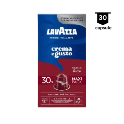 Lavazza Crema e Gusto Ricco- Compatibil Nespresso- 30 Capsule Aluminiu