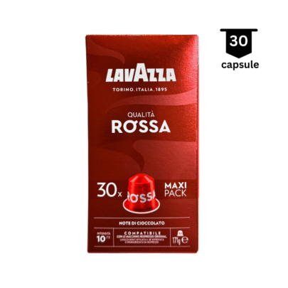 Lavazza Qualita Rossa - Compatibil Nespresso- 30 Capsule Aluminiu