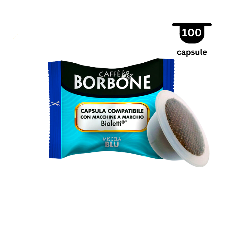 Borbone Caffe Miscela Blue 100 Capsule Bialetti 800x800 1 AromaKaffe