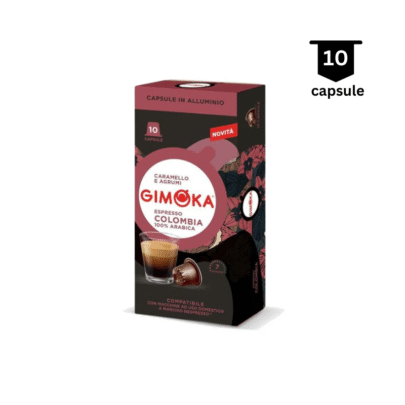 Gimoka Colombia – Compatibil Nespresso- 10 Capsule Aluminiu