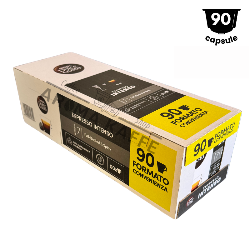Nescafé Dolce Gusto Espresso Intenso - 90 Capsule | AromaKaffe Nescafé Dolce Gusto Espresso Intenso - 90 Capsule