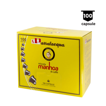 Passalacqua Miscela Manhoa – Compatibile Nespresso - 100 Capsule