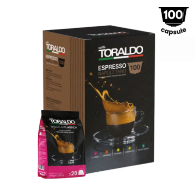 Toraldo Caffe Miscela Classica- Compatibil Nescafè Dolce Gusto- Pachet 100 Capsule
