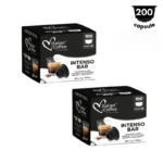Capsule cafea 200 capsule, Italian Intenso Bar, 100 x 2 Capsule, Compatibil Dolce Gusto