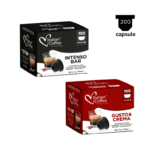 Capsule cafea 200 capsule, Italian Coffee Crema si Intenso Bar, 100 x 2 Capsule, Compatibil Dolce Gusto