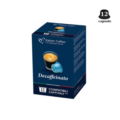 Italian Coffee Decaffeinato - Compatibil Cafissimo / Caffitaly / Beanz-  12 Capsule