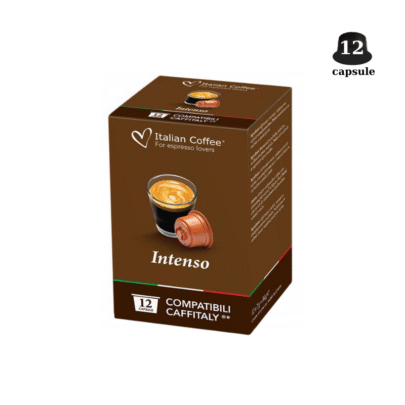 Italian Coffee Intenso - Compatibil Cafissimo / Caffitaly / Beanz-  12 Capsule