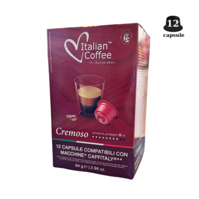 Alternative view of Italian Coffee Cremoso - Compatibil Cafissimo / Caffitaly / Beanz-  12 Capsule