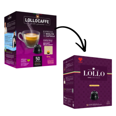 Alternative view of Lollo Caffe Miscela Oro - Compatibil Nescafè Dolce Gusto- 50 Capsule