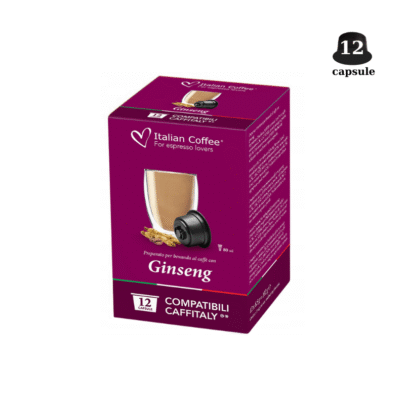 Italian Coffee Ginseng- Compatibil Cafissimo / Caffitaly -  Cutie 12 Capsule