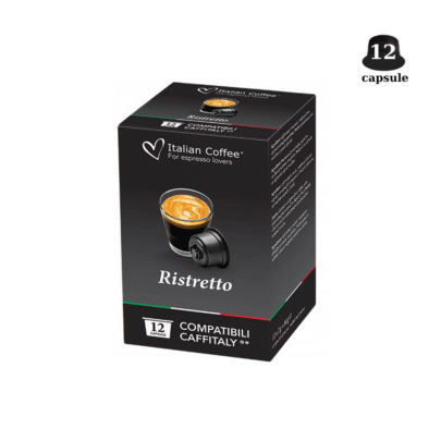 Italian Coffee Ristretto - Compatibil Cafissimo / Caffitaly / Beanz- Cutie 12 Capsule