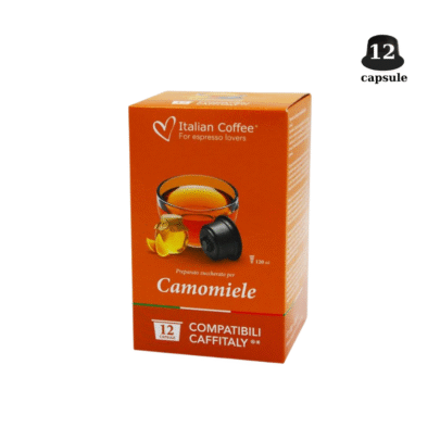 <strong>SUPER PROMO</strong>‼ Italian Coffee Ceai de Mușețel cu Miere și Portocale - Compatibil Cafissimo / Caffitaly -  12 Capsule