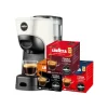 Pachet Espressor Lavazza A Modo Mio Tiny alb + 3 cutii capsule cafea Lavazza Espresso | AromaKaffe