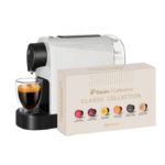 Espressor capsule TCHIBO Cafissimo Pure Plus ALB + 60 capsule Caffisimo Classic Collection Pachet Promoțional