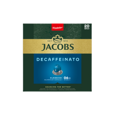 Jacobs Classico Decaffeinato - Compatibil Nespresso - 20 Capsule Aluminiu | AromaKaffe