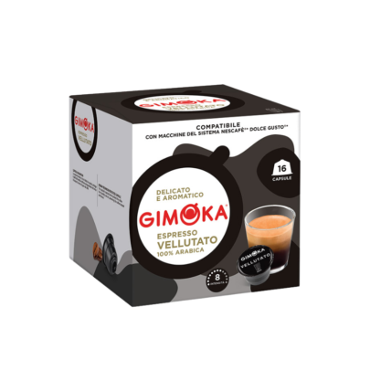 Gimoka Espresso Vellutato - Dolce Gusto - 16 Capsule | AromaKaffe