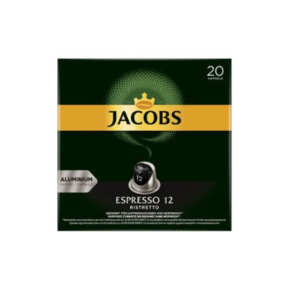 Jacobs Espresso Ristreto - Compatibil Nespresso - 20 Capsule Aluminiu | AromaKaffe