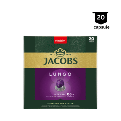 Jacobs Lungo Intenso - Compatibil Nespresso - 20 Capsule Aluminiu