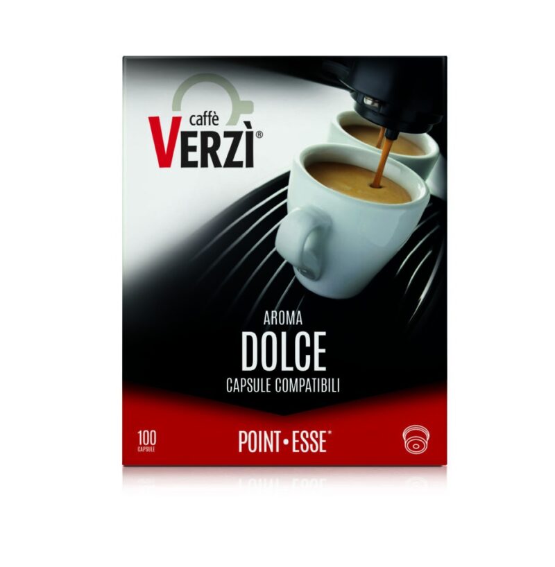 Caffe Verzi Aroma Dolce - Compatibil Espresso Point si Essse - 100 Capsule | AromaKaffe