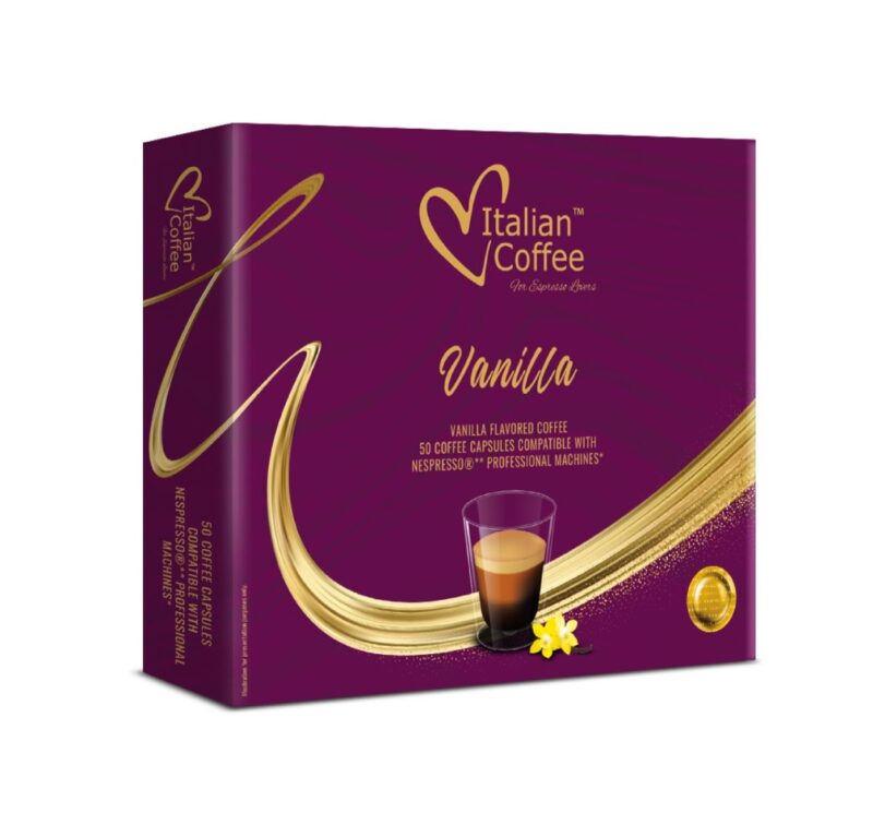 Italian Coffee Vanilla - Compatibil Nespresso Professional - 50 Capsule