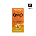 Bristot 100% Arabica – Compatibile Nespresso - 10 Capsule Aluminiu