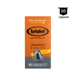 Bristot Cremoso – Compatibile Nespresso - 10 Capsule Aluminiu