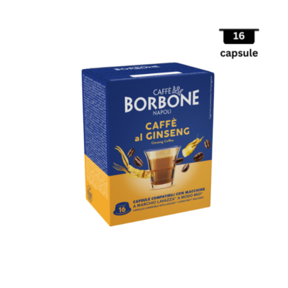 Borbone Caffe GINSENG - Compatibil A Modo Mio - 16 Capsule