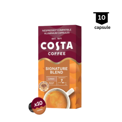 Costa Coffee Lungo Signature Blend - 10 Capsule Aluminiu Compatibil Nespresso