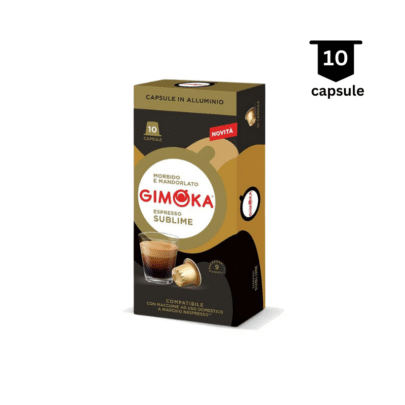 Gimoka Espresso Sublime – Compatibil Nespresso - 10 Capsule Aluminiu