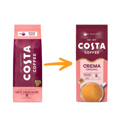 Alternative view of Costa Coffee Caffe Crema Blend Cafea Măcinată - 200gr