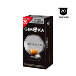 Gimoka Ristretto – Compatibil Nespresso - 20 Capsule Aluminiu