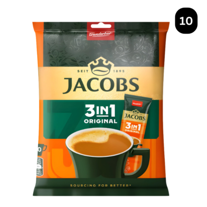Jacobs Original 3 in 1 - 10 Plicuri