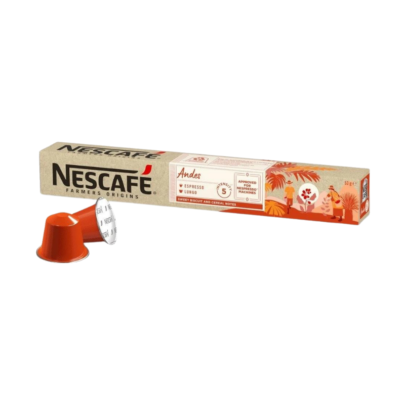 Nescafe Farmers Origins Andes Lungo - Compatibil Nespresso - 10 Capsule Aluminiu | AromaKaffe