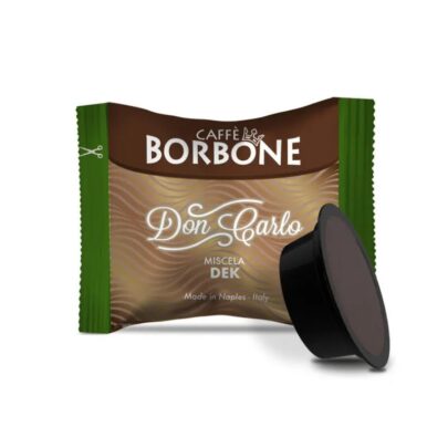 Borbone Don Carlo Dek - Compatibil Lavazza A Modo Mio - 100 Capsule | AromaKaffe