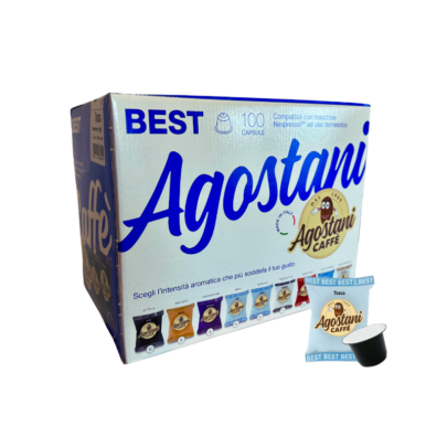 Agostani Caffe Best Tosca – Compatibil Nespresso - 100 Capsule | AromaKaffe