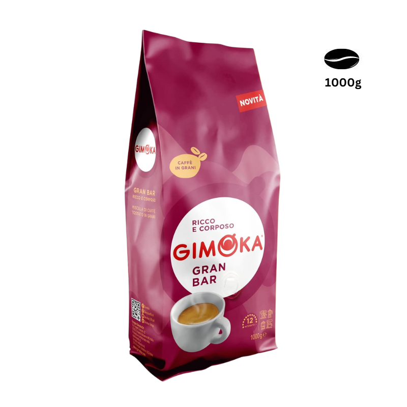 Gimoka Gran Bar - Cafea Boabe 1Kg | AromaKaffe Gimoka Gran Bar - Cafea Boabe 1Kg