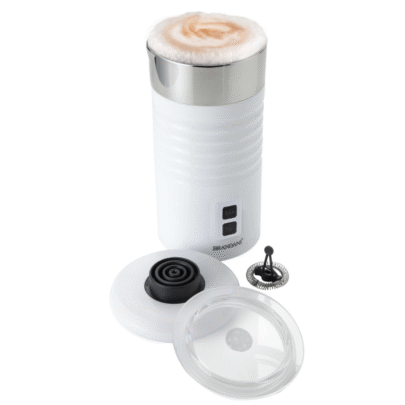 Aparat de Spumat Lapte Brandani Schiumotto Pentru Cappuccino, CaffeLatte - Alb | AromaKaffe Aparat de Spumat Lapte Brandani Schiumotto Pentru Cappuccino, CaffeLatte - Alb | AromaKaffe