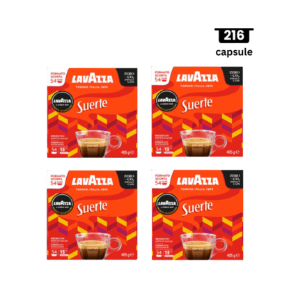 Capsule cafea 216 capsule, Lavazza Espresso Suerte, 4x54 Capsule, compatibil A Modo Mio