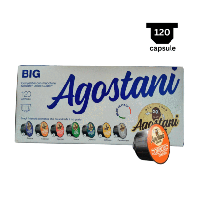 Agostani Caffe Espresso CORPOSO– Compatibil Nescafè Dolce Gusto - 120 Capsule