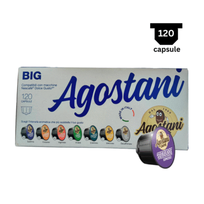 Agostani Caffe Espresso SUBLIME– Compatibil Nescafè Dolce Gusto- 120 Capsule