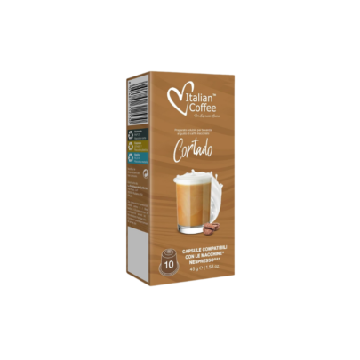 Italian Coffee Cortado - Compatibil Nespresso - 10 Capsule | AromaKaffe