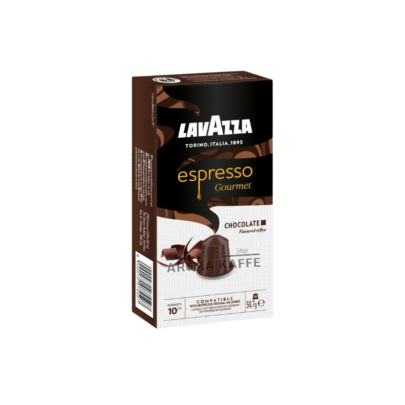 Lavazza Espresso Gourmet Chocolate - Compatibil Nespresso - 10 Capsule Aluminiu | AromaKaffe