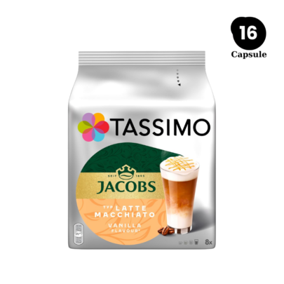 Jacobs Caffe Latte Macchiato Vanilla – 8 Bauturi Tassimo